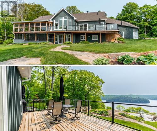 1143 Trillium Trail, Dysart Et Al (Dudley), ON - Outdoor With Body Of Water With Deck Patio Veranda