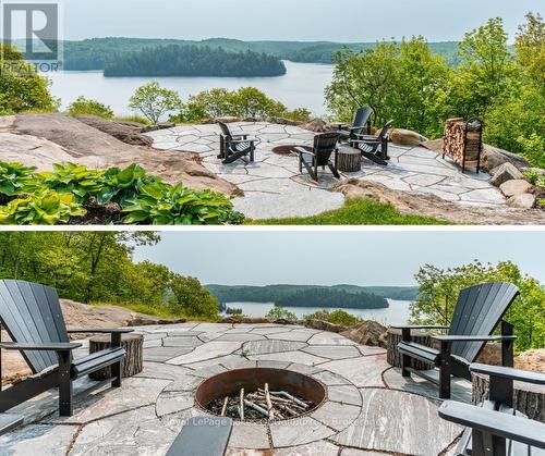 1143 Trillium Trail, Dysart Et Al (Dudley), ON - Outdoor With Body Of Water With Deck Patio Veranda With View