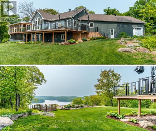 1143 Trillium Trail, Dysart Et Al (Dudley), ON - Outdoor With Deck Patio Veranda With Backyard