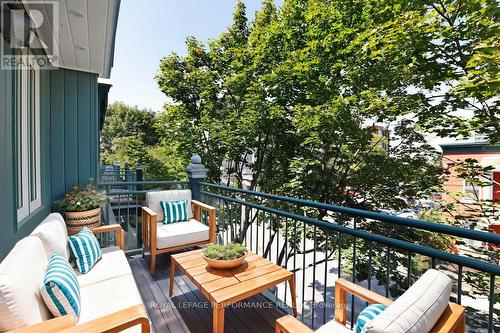 Photo Virtually Staged - 304 - 100 Bruyere Street, Ottawa, ON - Outdoor With Deck Patio Veranda With Exterior