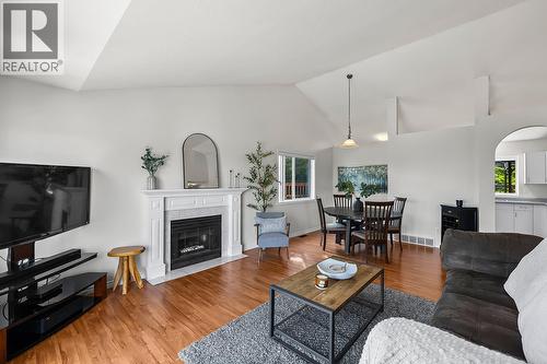 3334 Mcqueen Road, West Kelowna, BC - Indoor Photo Showing Living Room With Fireplace