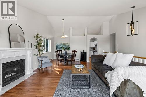 3334 Mcqueen Road, West Kelowna, BC - Indoor Photo Showing Living Room With Fireplace