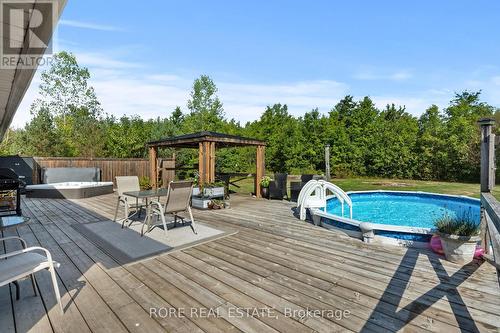 2858 Beach Avenue, Fort Erie (Ridgeway), ON - Outdoor With Above Ground Pool With Deck Patio Veranda