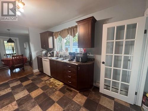 9 Russhann Street, Lewisporte, NL - Indoor Photo Showing Kitchen With Double Sink