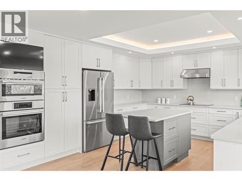 Kitchen - 8990 College Drive, Coldstream, BC - Indoor Photo Showing Kitchen With Upgraded Kitchen