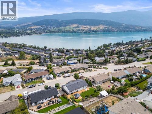 Bird's eye view of Kalamalka Lake and Provincial Park - 8990 College Drive, Coldstream, BC - Outdoor With Body Of Water With View