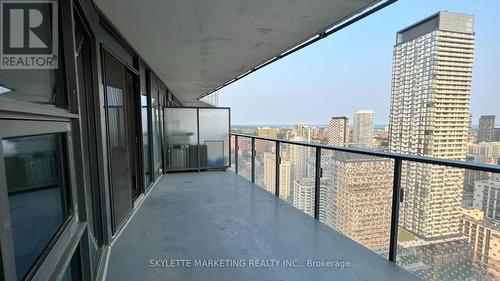 3204 - 11 Wellesley Street W, Toronto, ON - Outdoor With Balcony With Exterior