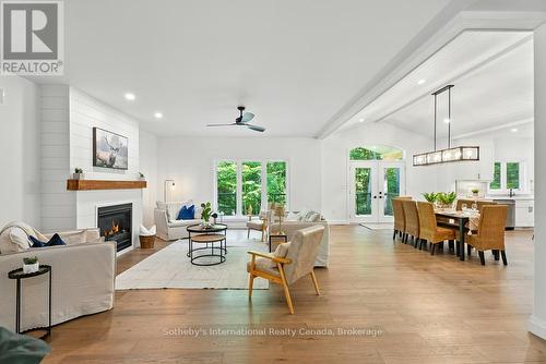 1030 Xavier Street, Gravenhurst (Morrison), ON - Indoor With Fireplace