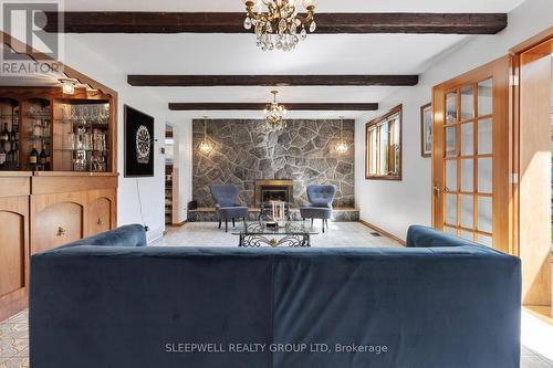 1545 Prince Of Wales Drive, Ottawa, ON - Indoor Photo Showing Other Room With Fireplace