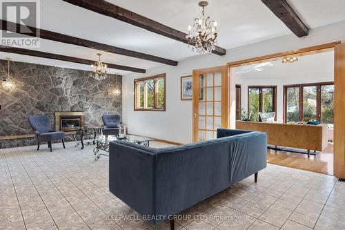 1545 Prince Of Wales Drive, Ottawa, ON - Indoor With Fireplace