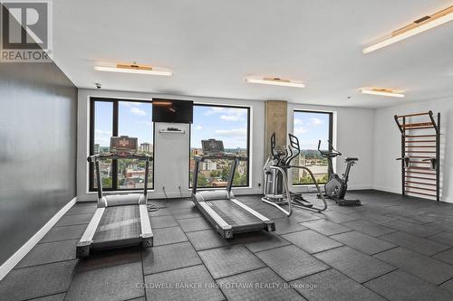 1605 - 20 Daly Street, Ottawa, ON - Indoor Photo Showing Gym Room