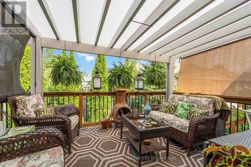 Upper deck off kitchen - 6295 Townline Road, West Lincoln (Smithville), ON - Outdoor With Deck Patio Veranda With Exterior