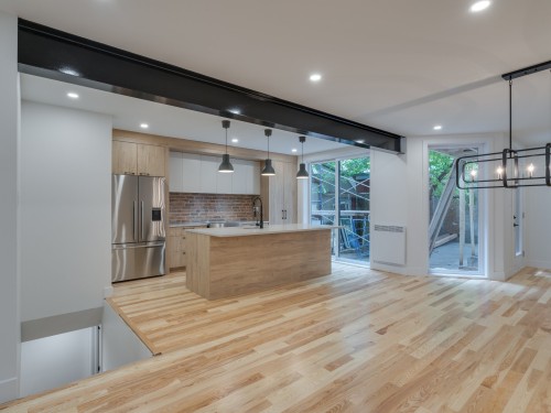 Cuisine - 4448A  - 4454A Av. Papineau, Montréal (Le Plateau-Mont-Royal), QC - Indoor Photo Showing Kitchen