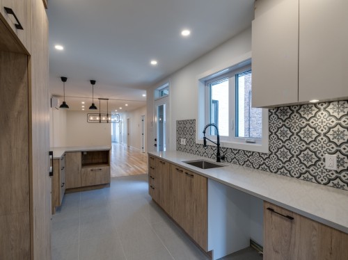 Cuisine - 4448A  - 4454A Av. Papineau, Montréal (Le Plateau-Mont-Royal), QC - Indoor Photo Showing Kitchen With Upgraded Kitchen