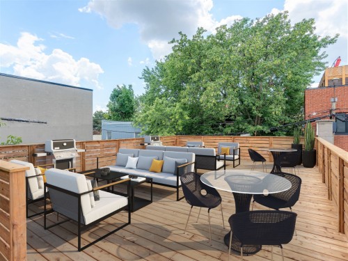 Terrasse - 4448A  - 4454A Av. Papineau, Montréal (Le Plateau-Mont-Royal), QC - Outdoor With Deck Patio Veranda With Exterior