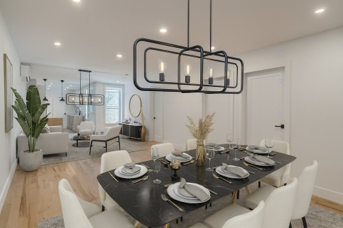 Salle à manger - 4448A  - 4454A Av. Papineau, Montréal (Le Plateau-Mont-Royal), QC - Indoor Photo Showing Dining Room