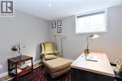 Office space with wood finished floors - 