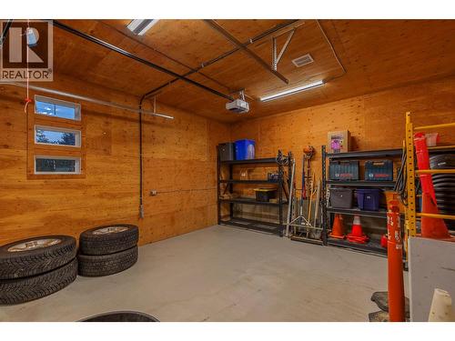 8195 Jackpine Road, Vernon, BC - Indoor Photo Showing Garage