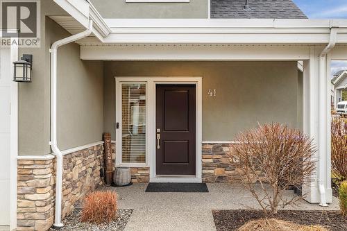 Front door exterior - 1450 Union Road Unit# 41, Kelowna, BC - Outdoor