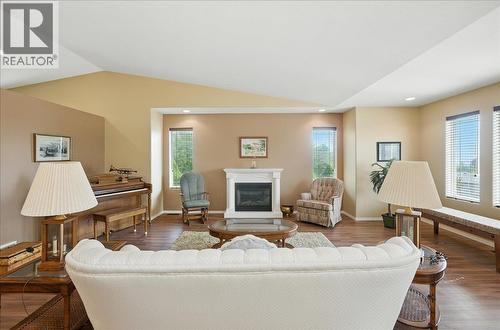 7761 Devito Drive, Trail, BC - Indoor Photo Showing Living Room With Fireplace