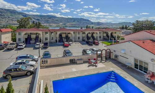 52-9107 62Nd Avenue, Osoyoos, BC - Outdoor With In Ground Pool With View