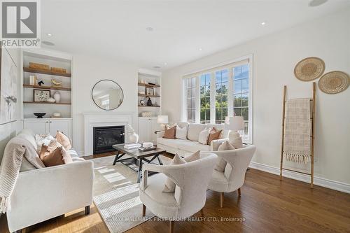 89 Stockell Crescent, Ajax, ON - Indoor Photo Showing Living Room With Fireplace