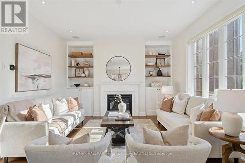 89 Stockell Crescent, Ajax, ON - Indoor Photo Showing Living Room With Fireplace