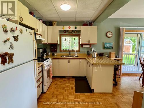 267 Centre Line, Asphodel-Norwood, ON - Indoor Photo Showing Kitchen With Double Sink
