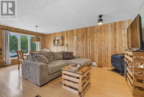 37 Mclaren Cres, Elliot Lake, ON - Indoor Photo Showing Living Room With Fireplace