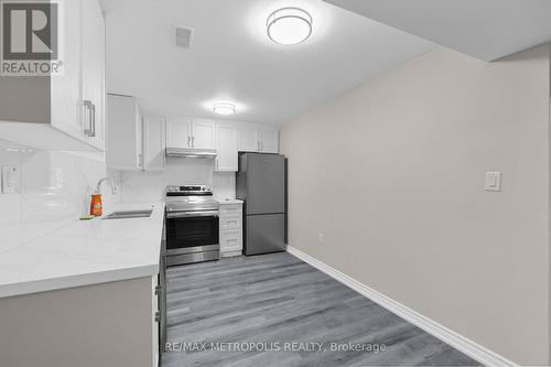 Bsmt - 161 Windfields Farm Drive W, Oshawa, ON - Indoor Photo Showing Kitchen