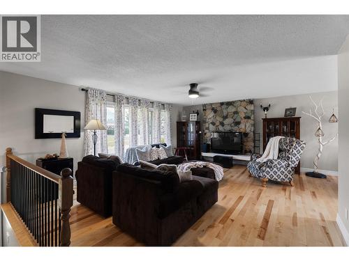 2176 Blackwell Avenue, Merritt, BC - Indoor Photo Showing Living Room With Fireplace