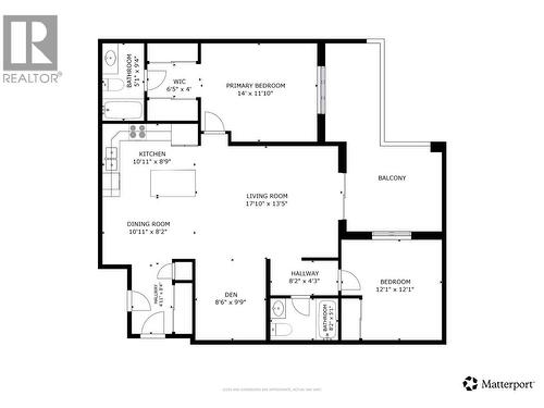 One of the largest floorplans in the building - 151 Taylor Road Unit# 202, Kelowna, BC - Other