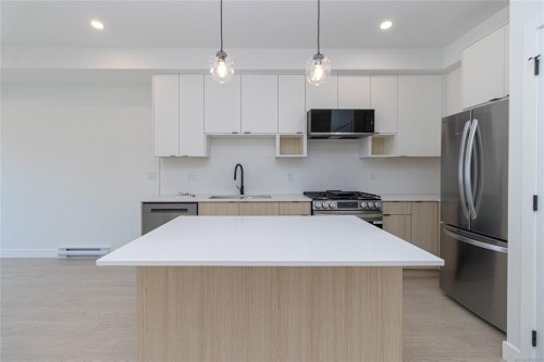 333-2629 Millstream Rd, Langford, BC - Indoor Photo Showing Kitchen With Stainless Steel Kitchen With Upgraded Kitchen