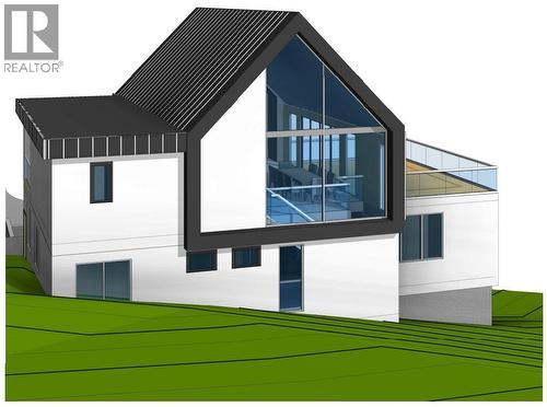 Rendering of potential home from professional plans - 9444 Hodges Road, Vernon, BC 