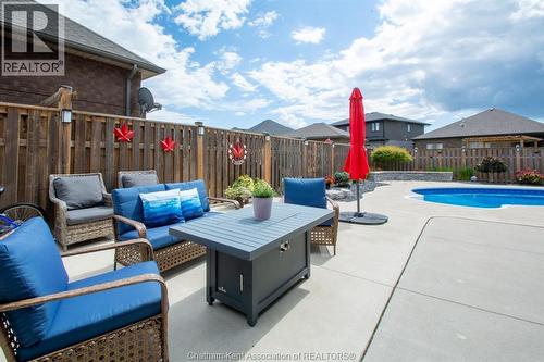 64 Valencia Drive, Chatham, ON - Outdoor With In Ground Pool With Deck Patio Veranda