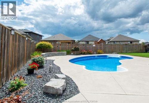 64 Valencia Drive, Chatham, ON - Outdoor With In Ground Pool With Deck Patio Veranda With Backyard