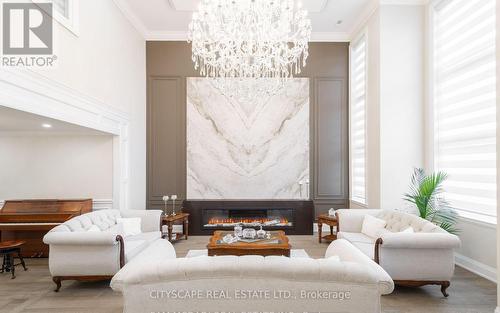1270 Saginaw Crescent, Mississauga, ON - Indoor With Fireplace