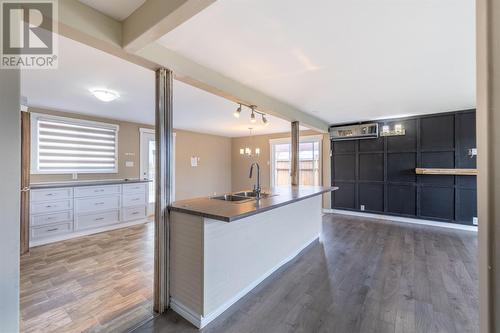 8 Gosse'S Road, Spaniard'S Bay, NL - Indoor Photo Showing Kitchen With Double Sink