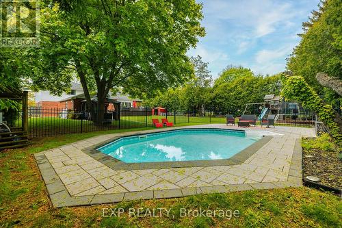 951 Gorton Avenue, Burlington, ON - Outdoor With In Ground Pool With Backyard
