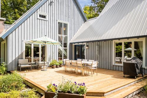 Terrasse - 20 Rue Grove, Lac-Brome, QC - Outdoor With Deck Patio Veranda With Exterior