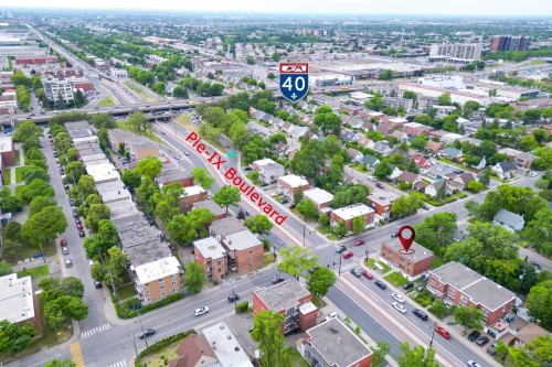 Photo aérienne - 7567 Boul. Pie-Ix, Montréal (Villeray/Saint-Michel/Parc-Extension), QC - Outdoor With View
