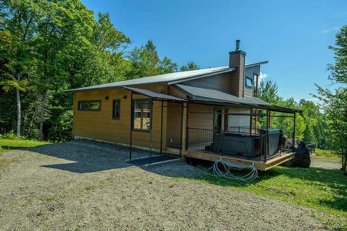 Face arrière - 1696 Ch. Chapleau, Nominingue, QC - Outdoor With Deck Patio Veranda