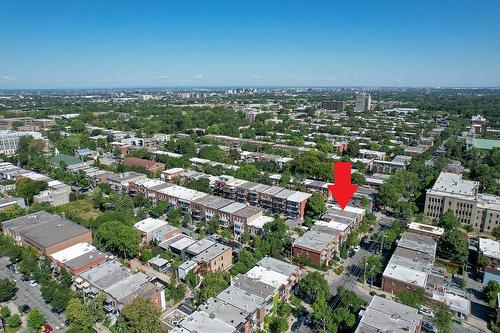 Aerial photo - 3557  - 3561 Rue Dandurand, Montréal (Rosemont/La Petite-Patrie), QC - Outdoor With View