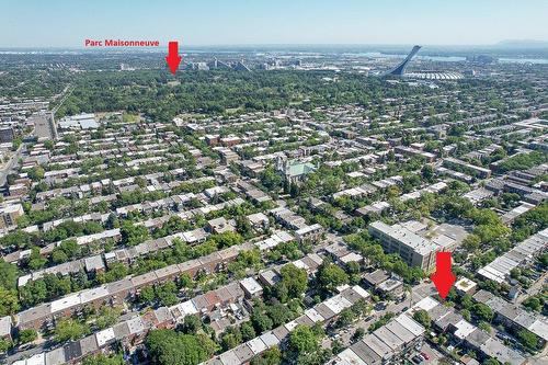Aerial photo - 3557  - 3561 Rue Dandurand, Montréal (Rosemont/La Petite-Patrie), QC - Outdoor With View