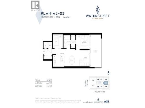Floor plan - 238 Leon Avenue Unit# 1503, Kelowna, BC - Other