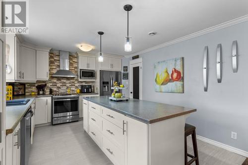 13 Earlston Avenue, Conception Bay South, NL - Indoor Photo Showing Kitchen With Double Sink