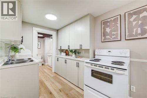 1331 King Street E, Cambridge, ON - Indoor Photo Showing Kitchen With Double Sink