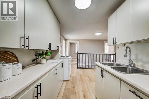 1331 King Street E, Cambridge, ON - Indoor Photo Showing Kitchen With Double Sink