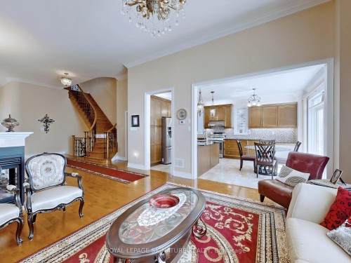 45 Jazz Drive, Vaughan, ON - Indoor Photo Showing Living Room With Fireplace