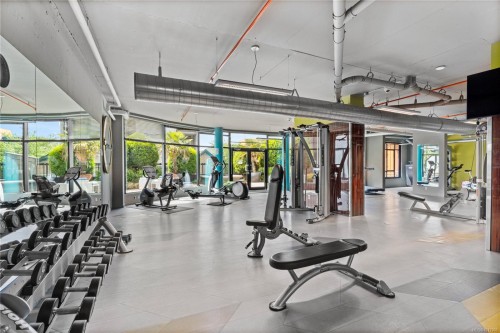526-1029 View St, Victoria, BC - Indoor Photo Showing Gym Room